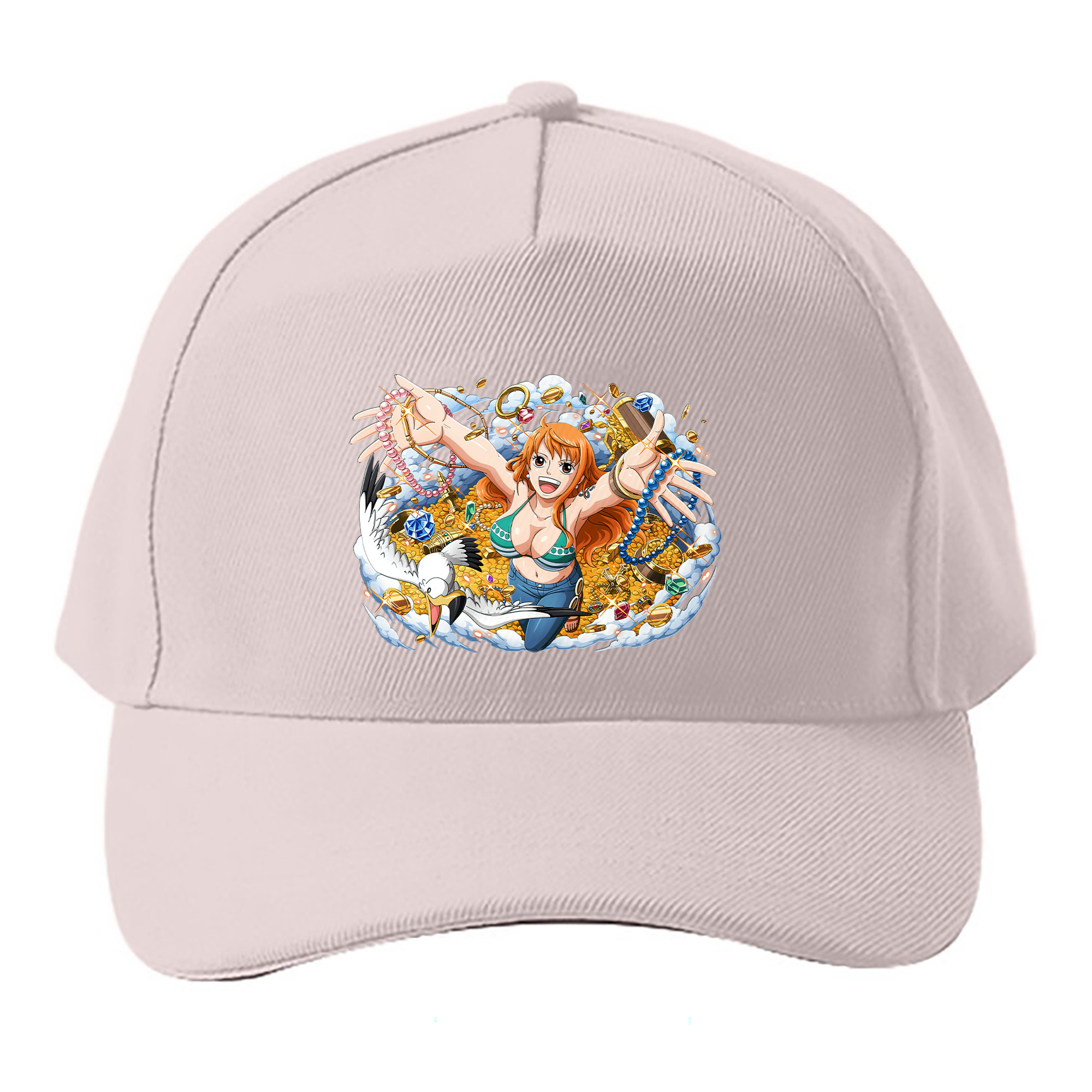 （画像用） ワンピース ナミ ONE PIECE Nami ベースボールキャップ 綿100％ 男女兼用 帽子 スポーツ